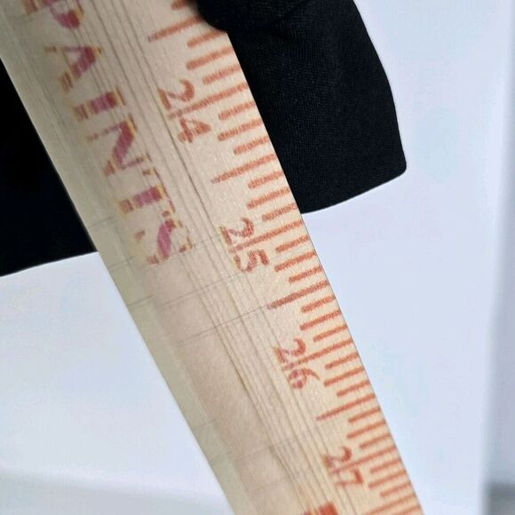 Ekaliy Black Mesh Long Sleeve Belted Dress  2XL Casual Glam Sheer Overlay V-Neck - Picture 9 of 11